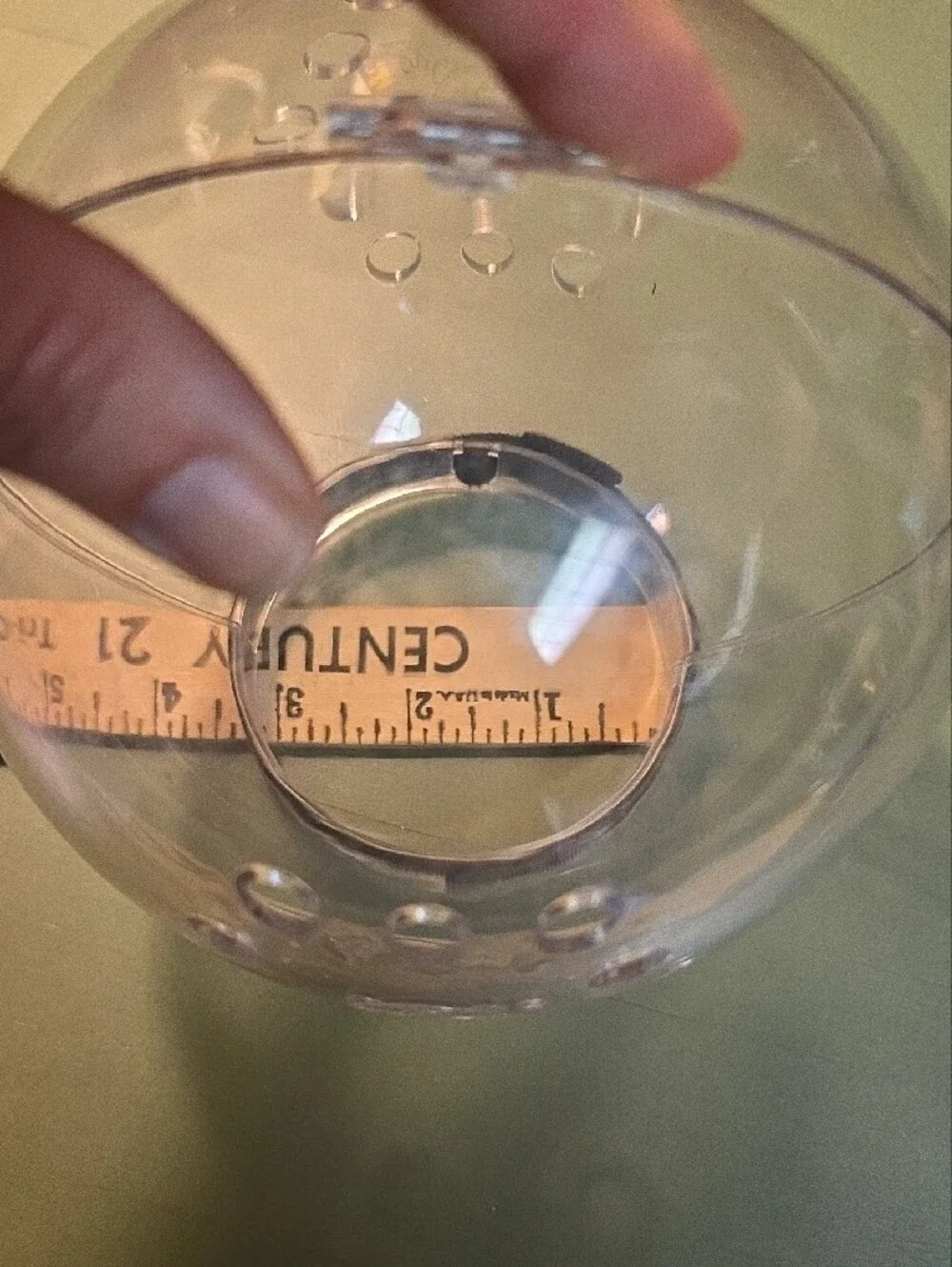 Clear Acrylic Antibite Gaurd For Cat Or Small Dog, Grooming/nails